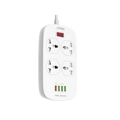 LDNIO SC4407 2500W Power Strip With 4 Socket Outlets and 4 USB Port QC 3.0