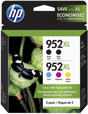 HP Original 952XL Black - 952XL Color Combo Ink Cartridge