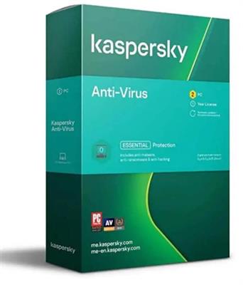 Kaspersky Anti Virus 2023 2PC/1Year