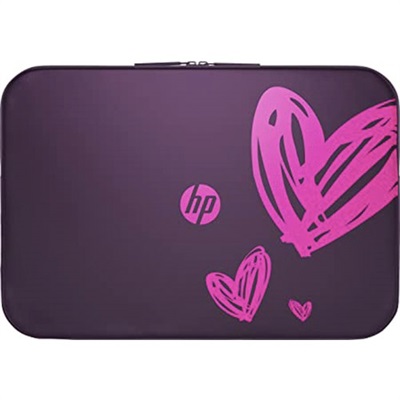 HP Original 15.6 inch Pink Heart Laptop Sleeve