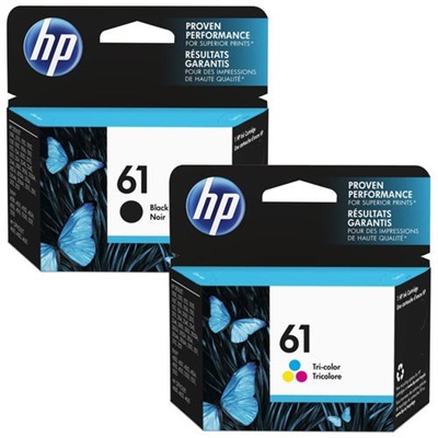 HP 61 Black and Color Ink Cartridge Set