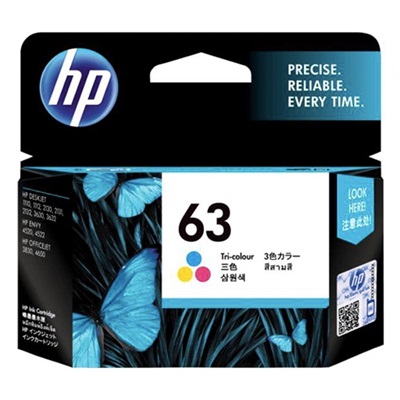 HP 63 Original Color Ink Cartridge