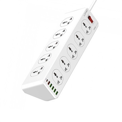 LDNIO SC10610 10 Outlets Power Extension Strip