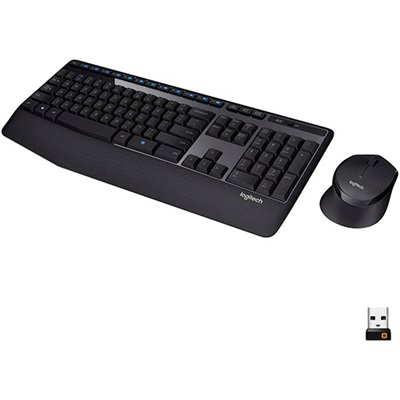 Logitech MK345 Keyboard Mouse with Wrist Support