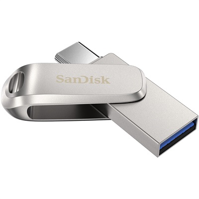 SanDisk Ultra Dual Drive Luxe USB 3.1 Flash Drive (USB Type-C / Type-A) 256GB