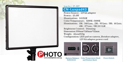 LuxPad 43 Video Light