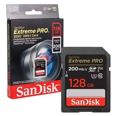 Sandisk 128GB 200MBPS Extreme Pro Memory Card Original