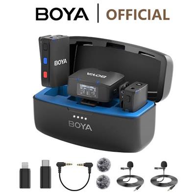Boya Mic Wireless All in One For C Type, For iPhone, For Camera,