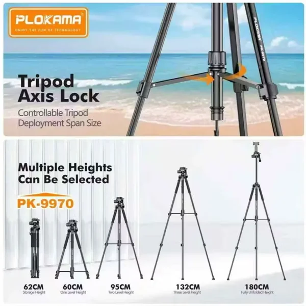 Plokama PK 9970 Professional Tripod 