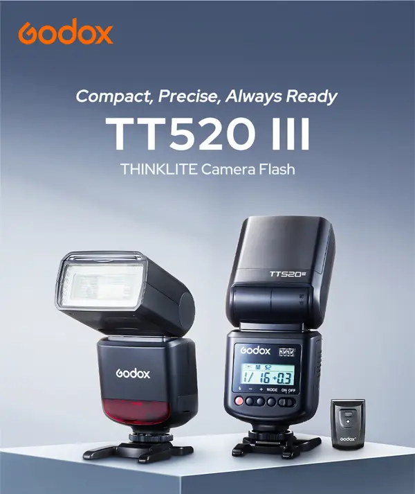 Godox TT520 III Camera Flash Speedlite