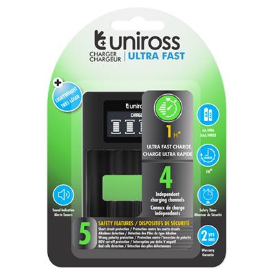  Uniross Ultra Fast Charger ( Without Batteries )
