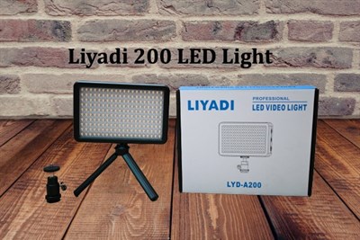 Liyadi 200 LED Light For Camera (Battery Charger Not Included)