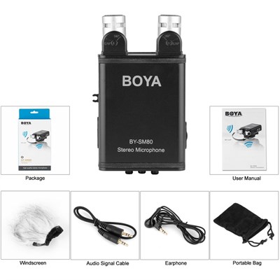Boya BY-SM80 Stereo Video Microphone