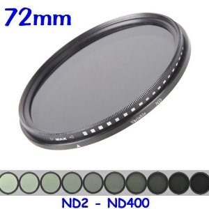 72MM Variable ND Filter ND2-ND400