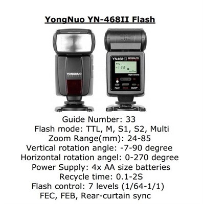 Yongnuo YN 468 II Canon