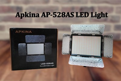 Apkina AP 528 LED Light For Camera (Battery Charger Not Included)