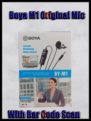 BOYA BY M1 (Original) Lavalier Microphone Audio Recorder for phone Canon Nikon DSLR Camera