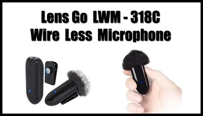 Lens Go LWM 318C Wire Less Microphone For Mobile and Dslr Camera