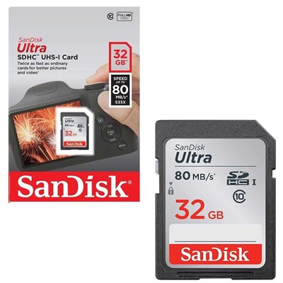 Sandisk 32GB 80MBPS SD Memory Card Original