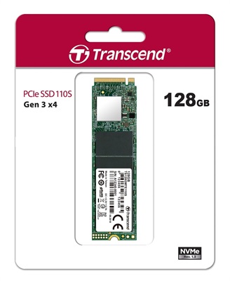 Transcend PCIe SSD 110S SATA III 6Gb/s 128GB