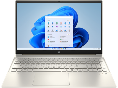 HP Pavilion Laptop 15-EH3050AU AMD Ryzen™ 7 processor, 16GB Ram DDR4, 1TB SSD NVMe, AMD Radeon™ Graphics, 15.6" FHD (1920x1080) IPS, Backlit KB, Finger Reader, Windows 11, Warm Gold.