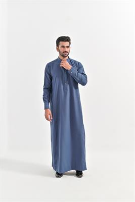 MODERN SAUDI THOBE with Contrast Design