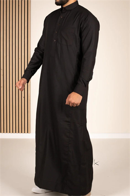 CHENO SAUDI THOBE - Black