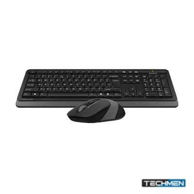 A4Tech Fstyler FG1010S 2.4G  Wireless Desktop Keyboard & Mouse | Grey