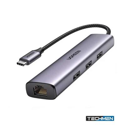 UGREEN USB-C to  3×USB3.0 Hub+RJ45 (1000M) Ethernet Adapter