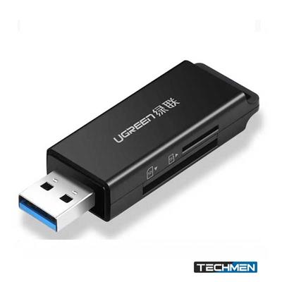 UGREEN USB 3.0 to TF + SD Dual Card Reader (Black)