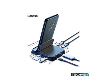 Baseus Mate Docking Pro Hub Station for Type C Phones - 100W (3USB/HDMI/PD/TF/SD)