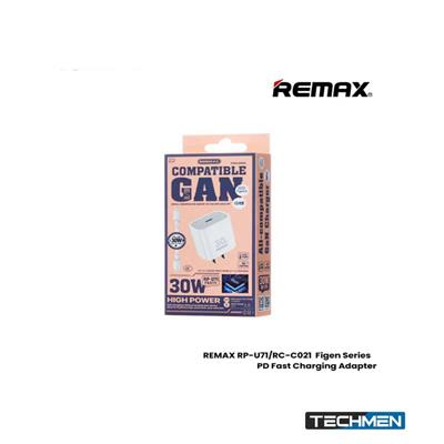 Remax RP-U71 30W GaN Figen Series Charger + RC-CO21 Data Cable Set