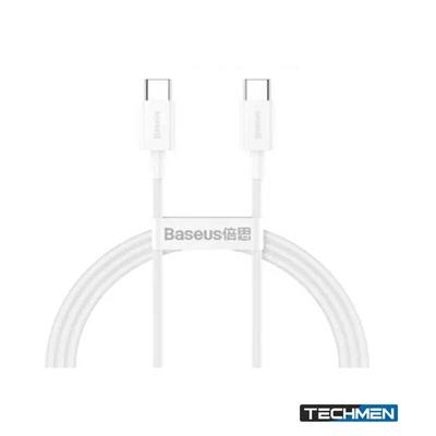 Baseus Data Cable USB-C to USB-C 100W 2m Gem Fast-Charging Moon White P10373000211-01