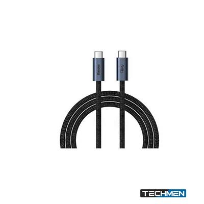 Baseus Flash Series 2 USB4 Full Featured Data Cable Type-C  to Type-C 8K 240W (1M-Cluster Black)