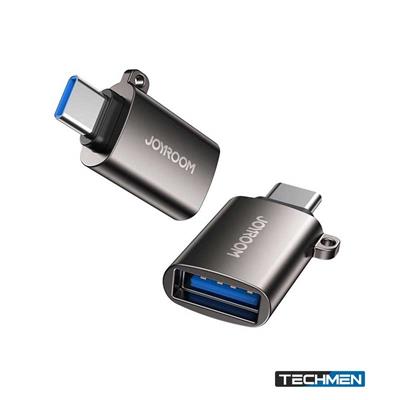 JOYROOM S-H151 Type-C Male to USB Female Adapter-Pearl Nickel OTG