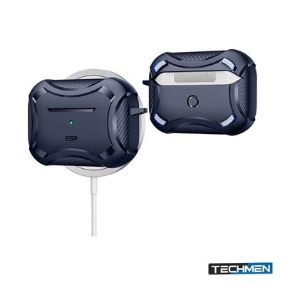 ESR Cyber Armor Tough Case with HaloLock for Airpods Pro (2022/2019)-Navy Blue