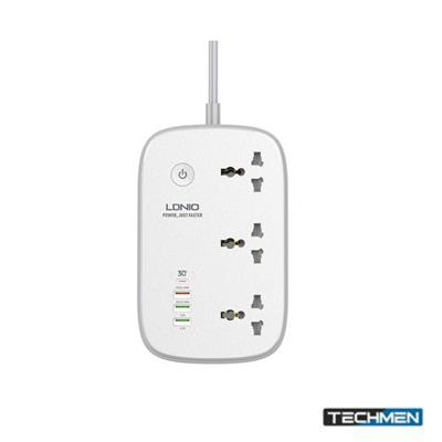 LDNIO SCW3451 WiFi Smart Power Strip – 3 Outlets, 1 PD, 1 QC 3.0, 2 Auto-ID High Output, Socket Switches Extension
