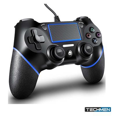 Sony PS4 Dualshock 4 Wired Controller: Jet Black Precision for PlayStation 4