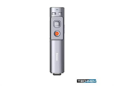 Baseus Orange Dot AI Wireless Presenter (Red Laser)(Charging) Grey