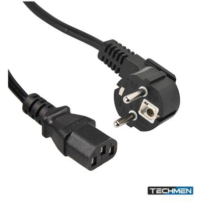 Computer Power Cable Cord – 1.5m for Desktops, PC, Printers, and Monitors