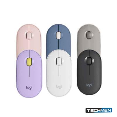 Logitech M350 Bluetooth & Wireless Pebble Mouse - White|black|pink 