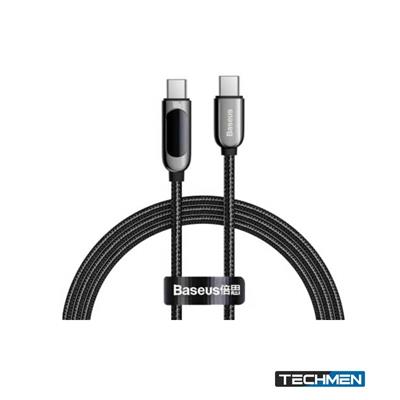 Baseus Display Fast Charging Data Cable Type-C to Type-C  100W 2M - Black