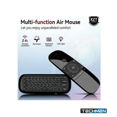 Wechip W1 Air Mouse 2.4G Wireless Keyboard Remote Control IR Remote Learning 6-Axis Motion Sense for Smart TV Android TV Box PC