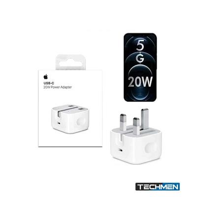 Apple 20W PD Charger: Rapid Charging, Three-Prong Design