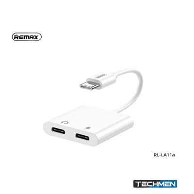 REMAX RL-LA11a Type-C to Type-C + Type-C REMINE Series Phone Adapter
