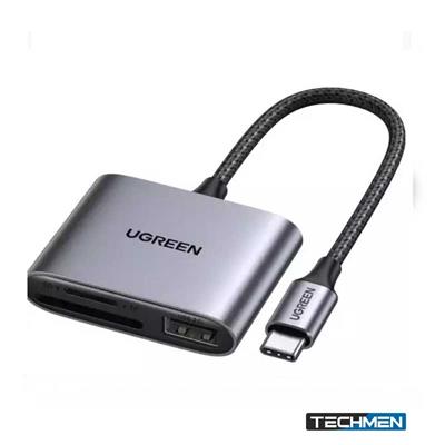 UGREEN USB-C to SD/TF + USB 2.0 Memory Card Reader