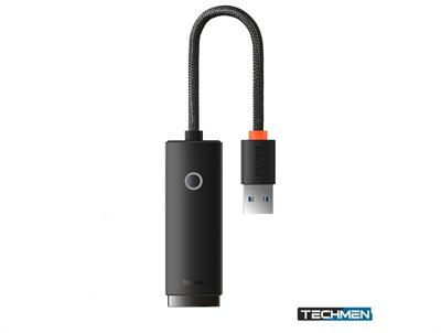 Baseus Lite Series USB-A to Gigabit RJ45 LAN Port (1000Mbps) Black