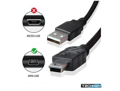USB 2.0 Type A Male to Mini 5P Data Cable