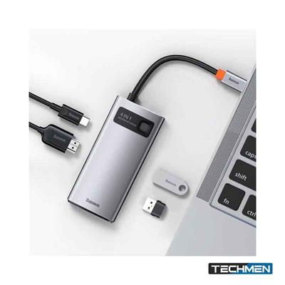 Baseus Metal Gleam 4-in-1 Type C HUB (HDMI+USB3.0*2+PD)