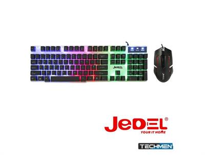 JEDEL GK100 Wired Gaming Backlight Keyboard & Mouse Combo